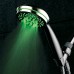 HotelSpa Neon Ultra-Luxury 7-setting LED Hand Shower with Chrome Face and Color-Changing Temperature Sensor - B00JV3JNV4